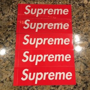 Supreme box logo Stickers 100% authentic